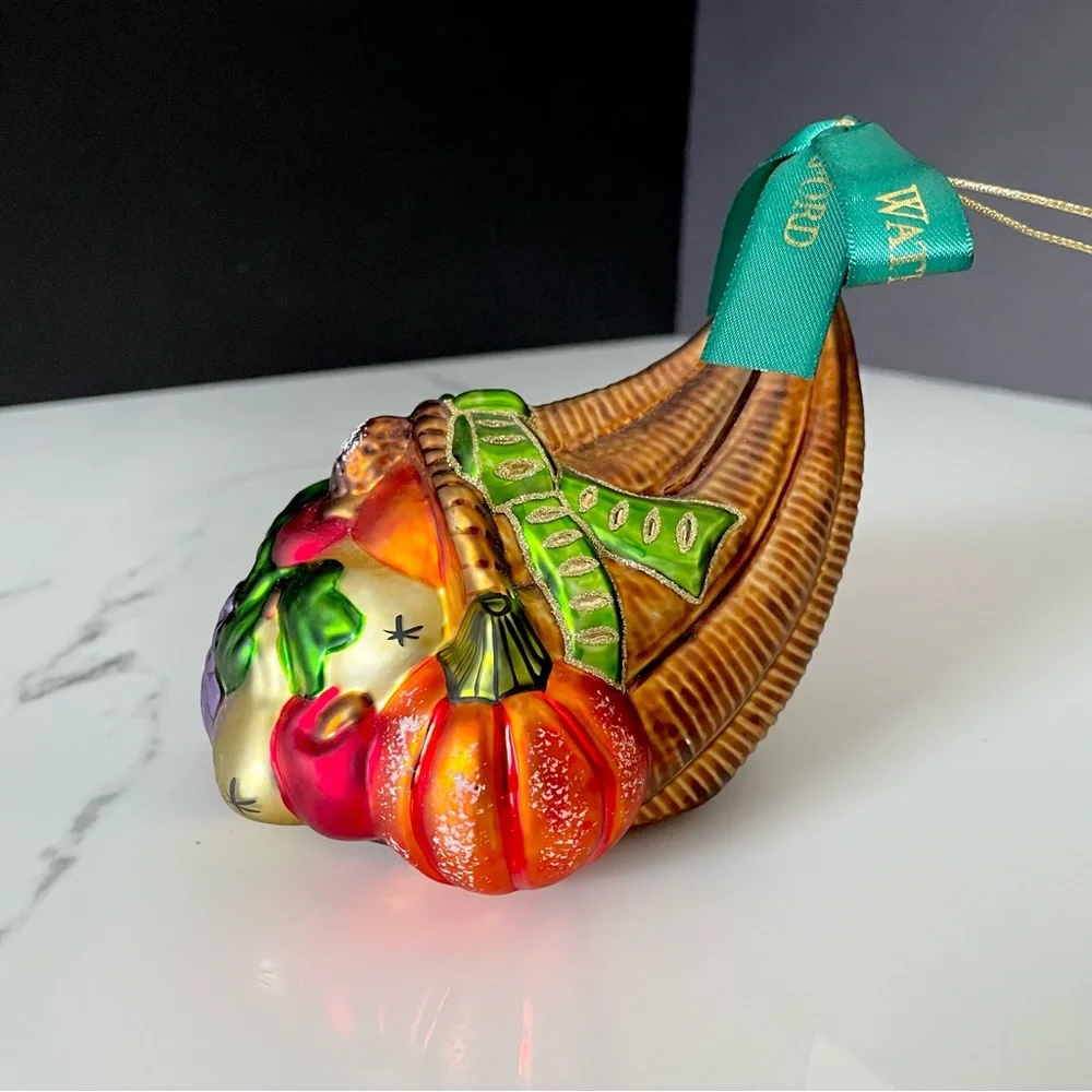 Holiday Cornucopia Heirloom Ornament by Waterford
